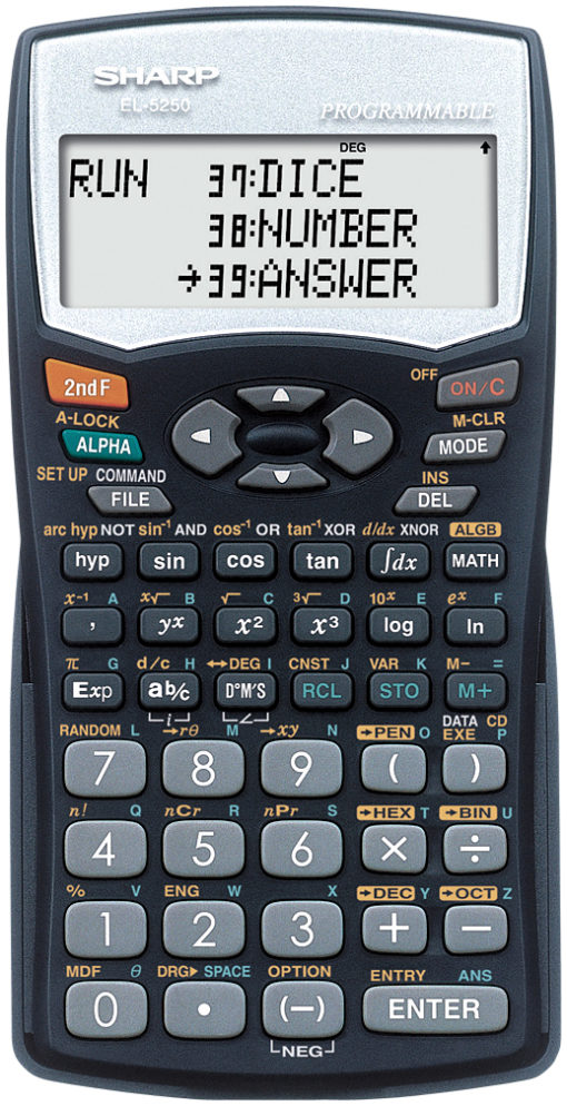 Sharp EL-5250 (Sharp EL5120)Programmable Scientific Calculator