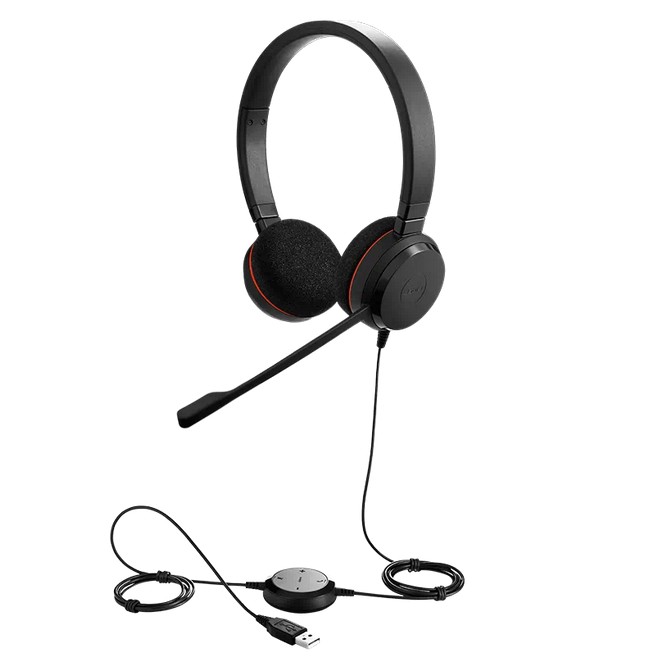 Jabra Evolve 20 MS Stereo Headset Alice band USB A