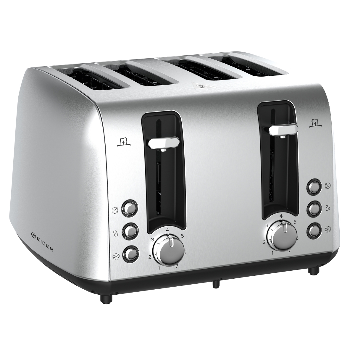GENEVA 4 SLICE STAINLESS STEEL TOASTER FARANANI Electronic Products
